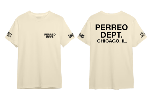 Perreo Dept. x Sueños Chicago - T-Shirt (Cream)